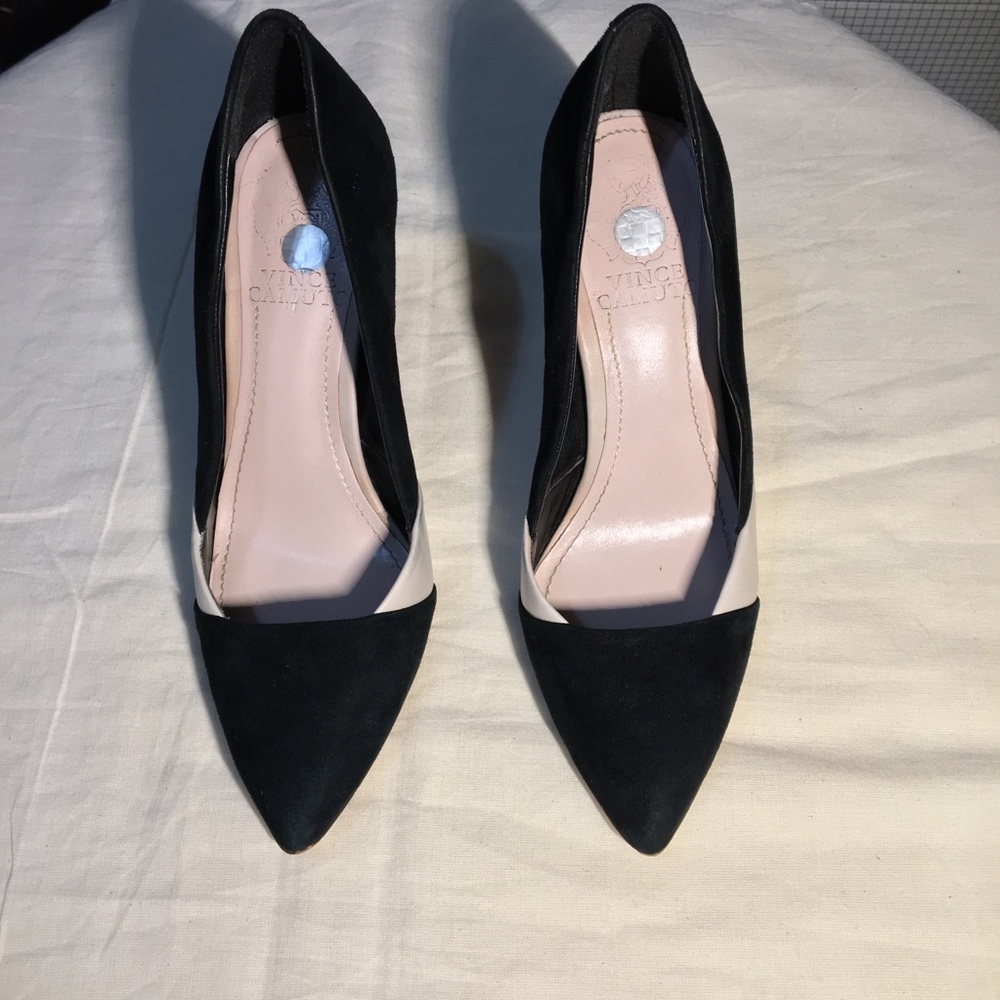 Vince Camuto two-toned heels